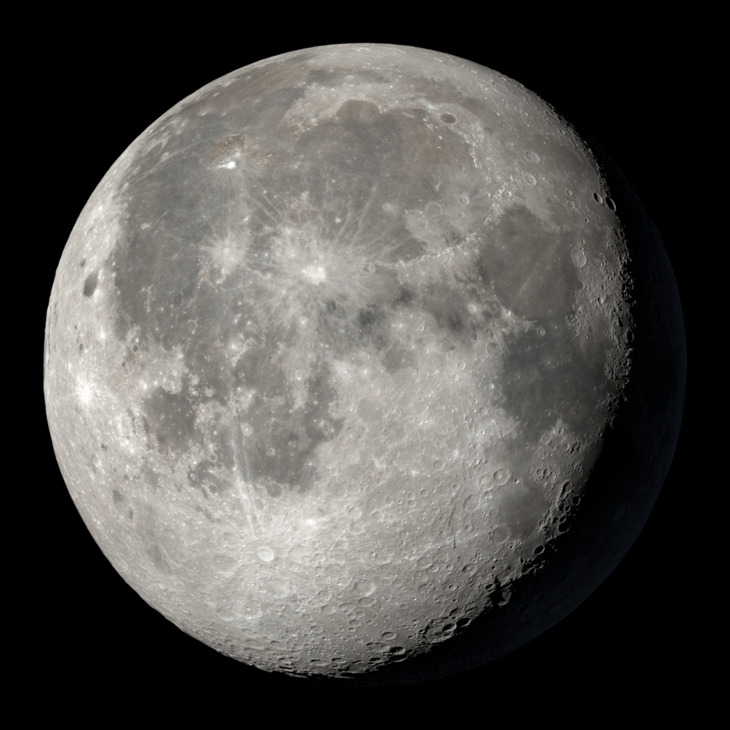 Waning Gibbous, approximately 19.0 days into the lunar cycle