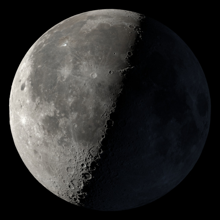 Waning Crescent, approximately 23.0 days into the lunar cycle