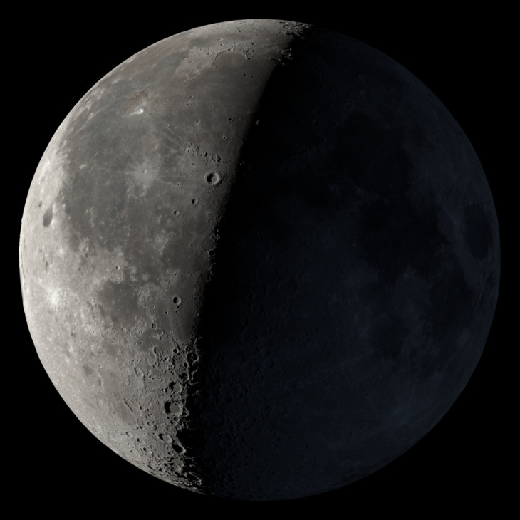 Waning Crescent, approximately 23.4 days into the lunar cycle